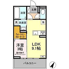 物件の間取り