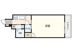 ロワジールY 1Kの間取図画像