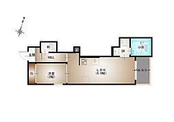 Regalest 青崎I 1LDKの間取図画像