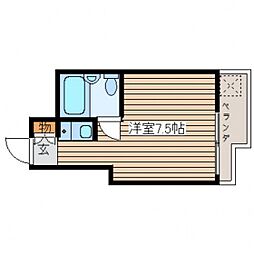 さくらビル ワンルームの間取図画像