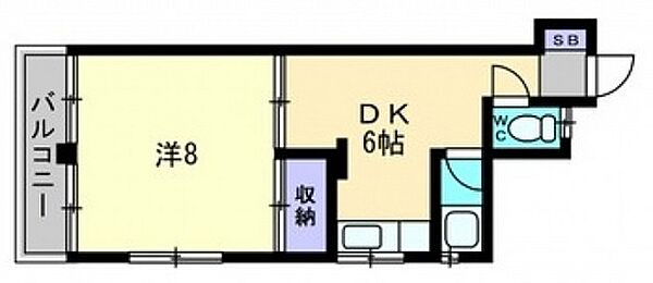 広島県広島市中区吉島西1丁目(賃貸マンション1DK・3階・20.00㎡)の写真 その2