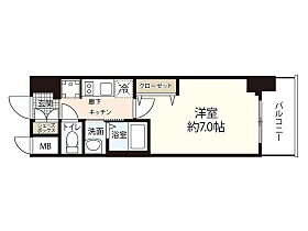 EC広島国泰寺  ｜ 広島県広島市中区国泰寺町2丁目（賃貸マンション1K・13階・23.94㎡） その2