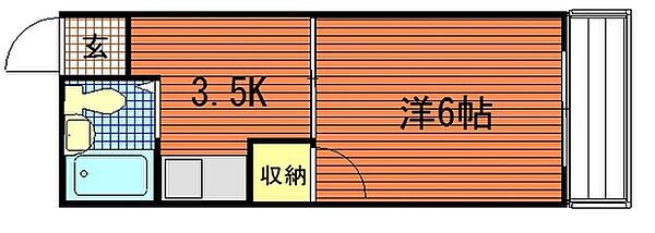 リーブル東雲 ｜広島県広島市南区東雲本町3丁目(賃貸マンション1R・3階・22.00㎡)の写真 その2