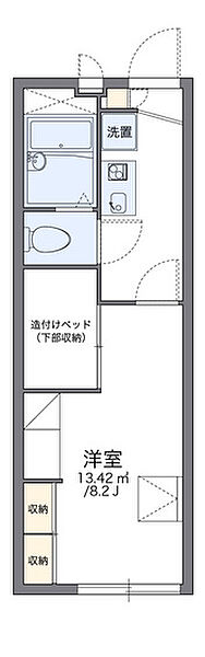 レオパレスＧＯＬＤ　ＣＯＩＮ ｜広島県広島市安佐南区大町東1丁目(賃貸アパート1K・1階・22.35㎡)の写真 その2