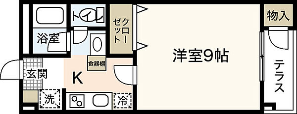 IIIハイツ上竹 ｜広島県広島市安佐南区長束西3丁目(賃貸アパート1K・2階・28.00㎡)の写真 その2