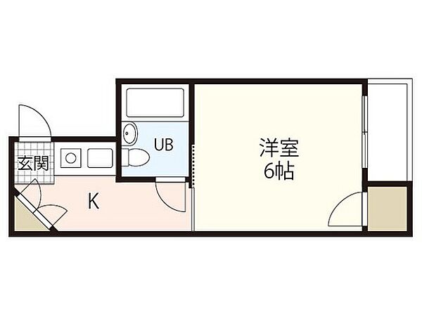 GRADO宇品uno ｜広島県広島市南区宇品御幸5丁目(賃貸マンション1K・4階・17.00㎡)の写真 その2