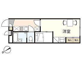 レオパレスもみじII  ｜ 広島県広島市西区草津南2丁目（賃貸アパート1K・1階・22.35㎡） その2