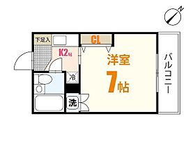 アメニティカネイチII  ｜ 広島県広島市安佐北区可部南1丁目（賃貸マンション1K・1階・19.25㎡） その2