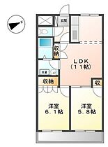 ハイムエスポワール・Ｆ  ｜ 広島県広島市安佐南区伴東7丁目（賃貸アパート2LDK・2階・50.37㎡） その2