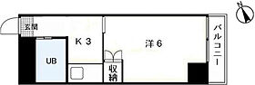 広島県広島市中区上幟町（賃貸マンション1K・5階・21.02㎡） その2