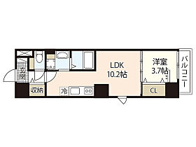 広島県広島市中区河原町（賃貸マンション1LDK・2階・37.35㎡） その2