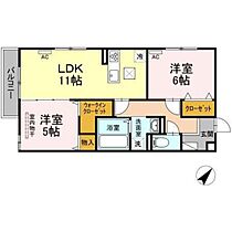 リオッサ  ｜ 広島県広島市安佐南区山本新町1丁目（賃貸アパート2LDK・1階・57.63㎡） その2