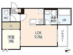 Regalest L’Arc UJINA-MIYUKI　I  ｜ 広島県広島市南区宇品御幸2丁目（賃貸アパート1LDK・3階・30.30㎡） その2