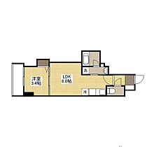 広島県広島市中区住吉町（賃貸マンション1LDK・5階・27.86㎡） その2