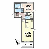 トラピッチェエメラルド  ｜ 広島県広島市南区南蟹屋1丁目（賃貸マンション1LDK・2階・50.41㎡） その1