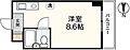 コーポラス岡本3階3.3万円