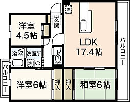 間取図画像 3LDK