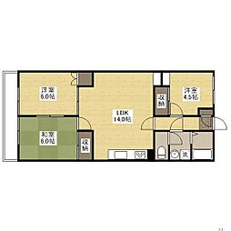間取図画像 3LDK