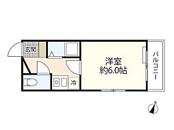 iMBLD.3 1Kの間取図画像