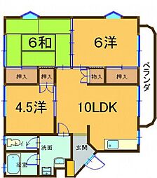 メゾン.ド温品 3LDKの間取図画像