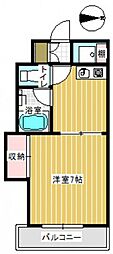 ウィンザーヒルズ 1DKの間取図画像