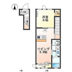 アネロ 1LDKの間取図画像