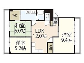 クロスデータＢＬＤ Ｎｏ14  ｜ 広島県広島市西区古江西町（賃貸マンション3LDK・3階・71.11㎡） その2