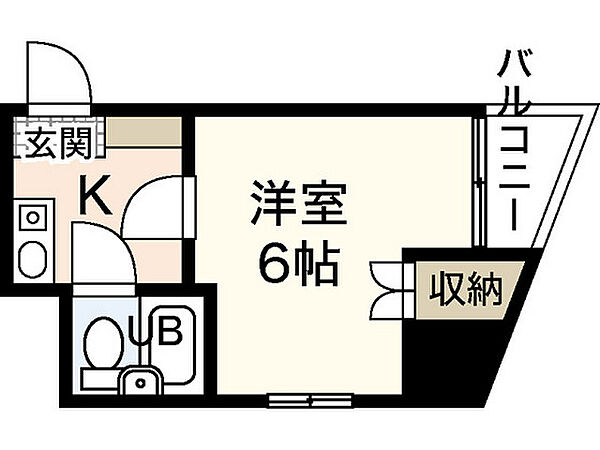 広島県広島市中区東白島町(賃貸マンション1K・3階・15.86㎡)の写真 その2