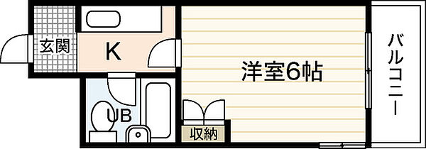 K・B・M三筋 ｜広島県広島市佐伯区三筋3丁目(賃貸マンション1K・2階・14.63㎡)の写真 その2