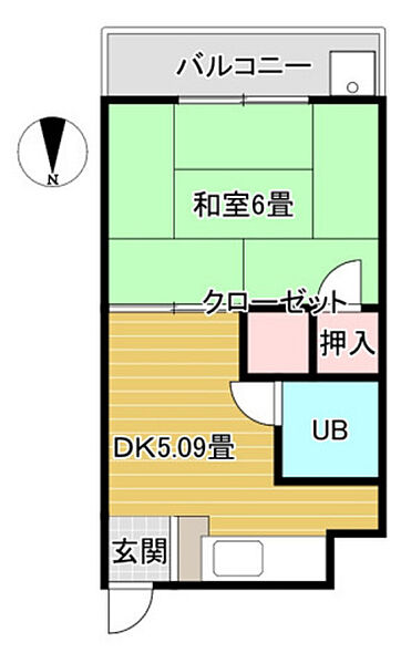 センターコート ｜広島県広島市佐伯区五日市中央5丁目(賃貸マンション1DK・2階・29.70㎡)の写真 その2