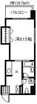 広島県広島市中区本川町1丁目（賃貸マンション1K・2階・25.79㎡） その2