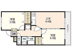 第3広田ビル  ｜ 広島県広島市西区高須1丁目（賃貸マンション2LDK・4階・48.66㎡） その2