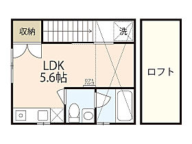 CASA COZY コイン通り（カーサコージー）  ｜ 広島県広島市佐伯区五日市中央2丁目（賃貸アパート1LDK・2階・22.21㎡） その2