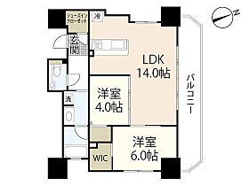 広島県広島市中区本川町1丁目（賃貸マンション2LDK・3階・57.14㎡） その2