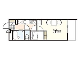 レオパレスArcadia　A  ｜ 広島県広島市西区福島町2丁目（賃貸マンション1K・2階・19.87㎡） その2