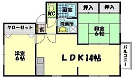 広島県廿日市市物見東2丁目（賃貸アパート2LDK・2階・57.14㎡） その2