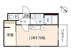 広島県廿日市市串戸1丁目（賃貸アパート1LDK・2階・29.30㎡） その2