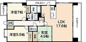 広島県広島市中区十日市町2丁目（賃貸マンション3LDK・7階・75.47㎡） その2