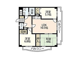 間取図画像 3LDK