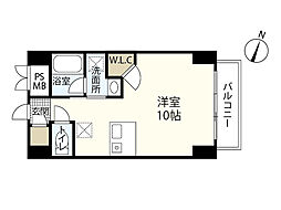 メゾンド銀山 ワンルームの間取図画像