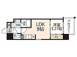 LiveCasa土橋 1LDKの間取図画像