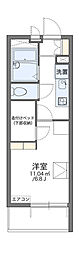 レオパレスユウ 1Kの間取図画像