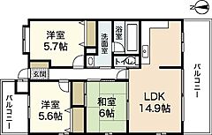 物件の間取り