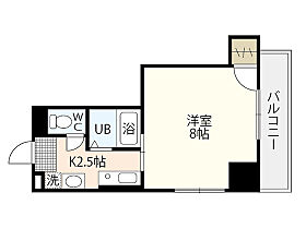 広島県広島市中区河原町（賃貸マンション1K・2階・21.80㎡） その2