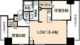 広島県広島市中区昭和町（賃貸マンション2LDK・4階・71.17㎡） その2