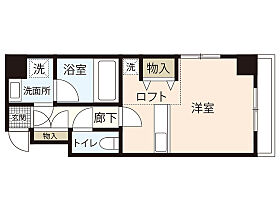 広島県広島市中区宝町（賃貸マンション1R・6階・26.98㎡） その2