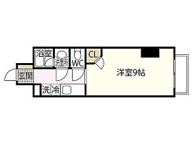 広島県広島市中区東白島町（賃貸マンション1K・8階・27.27㎡） その2