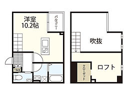 ＥＰＩＣ田方 1階ワンルームの間取り