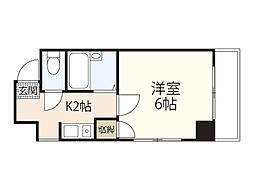 ＩＨ7ビル 3階1Kの間取り