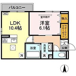 間取図画像 1LDK